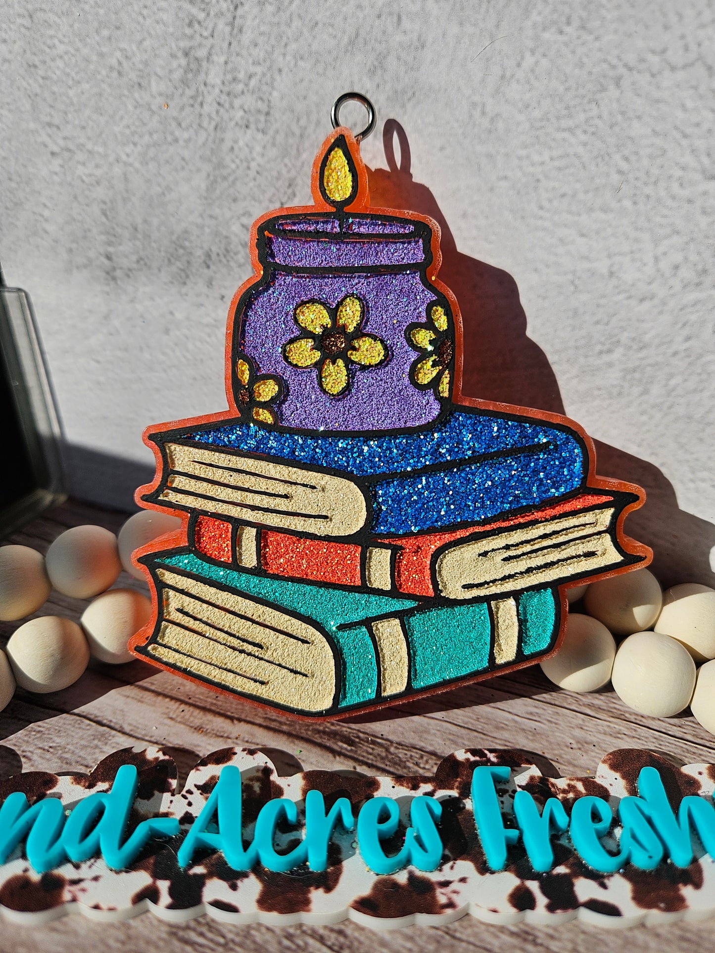 Candle and Books