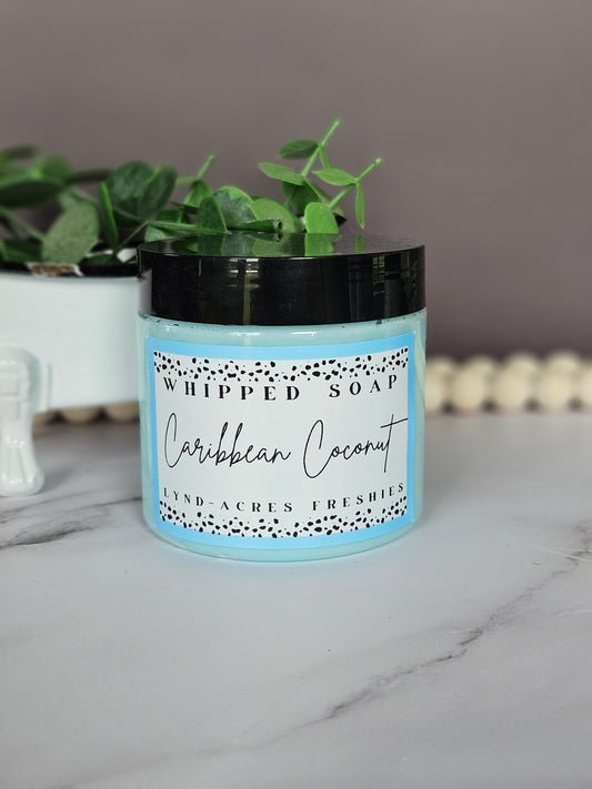 Caribbean Coconut Whipped Soap 6oz