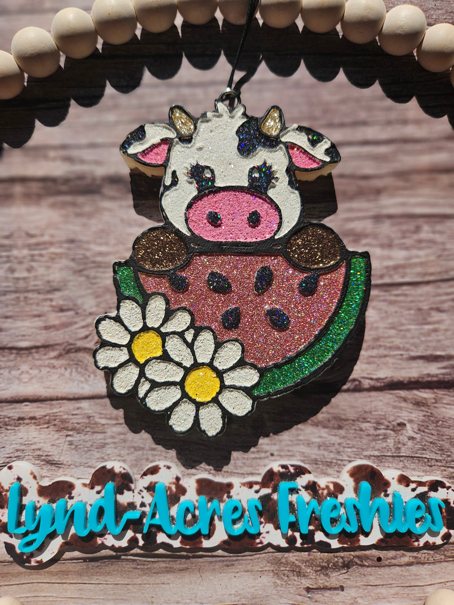 Cow With Watermelon