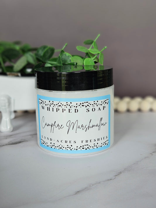 Campfire Marshmallow Whipped Soap 6oz