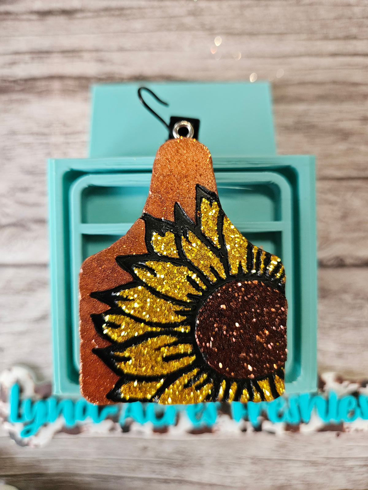 Sunflower Tag Vent Clip