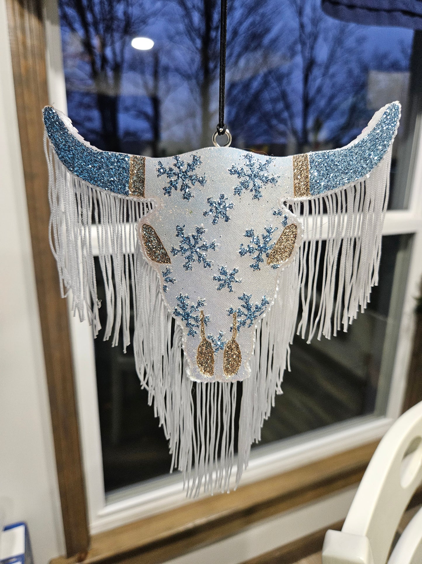 Winter Bull with Fringe