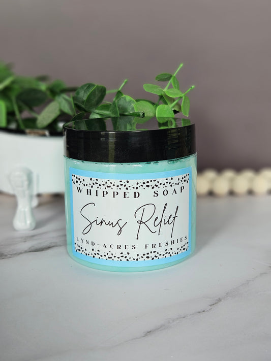 Sinus Relief Whipped Soap 6oz