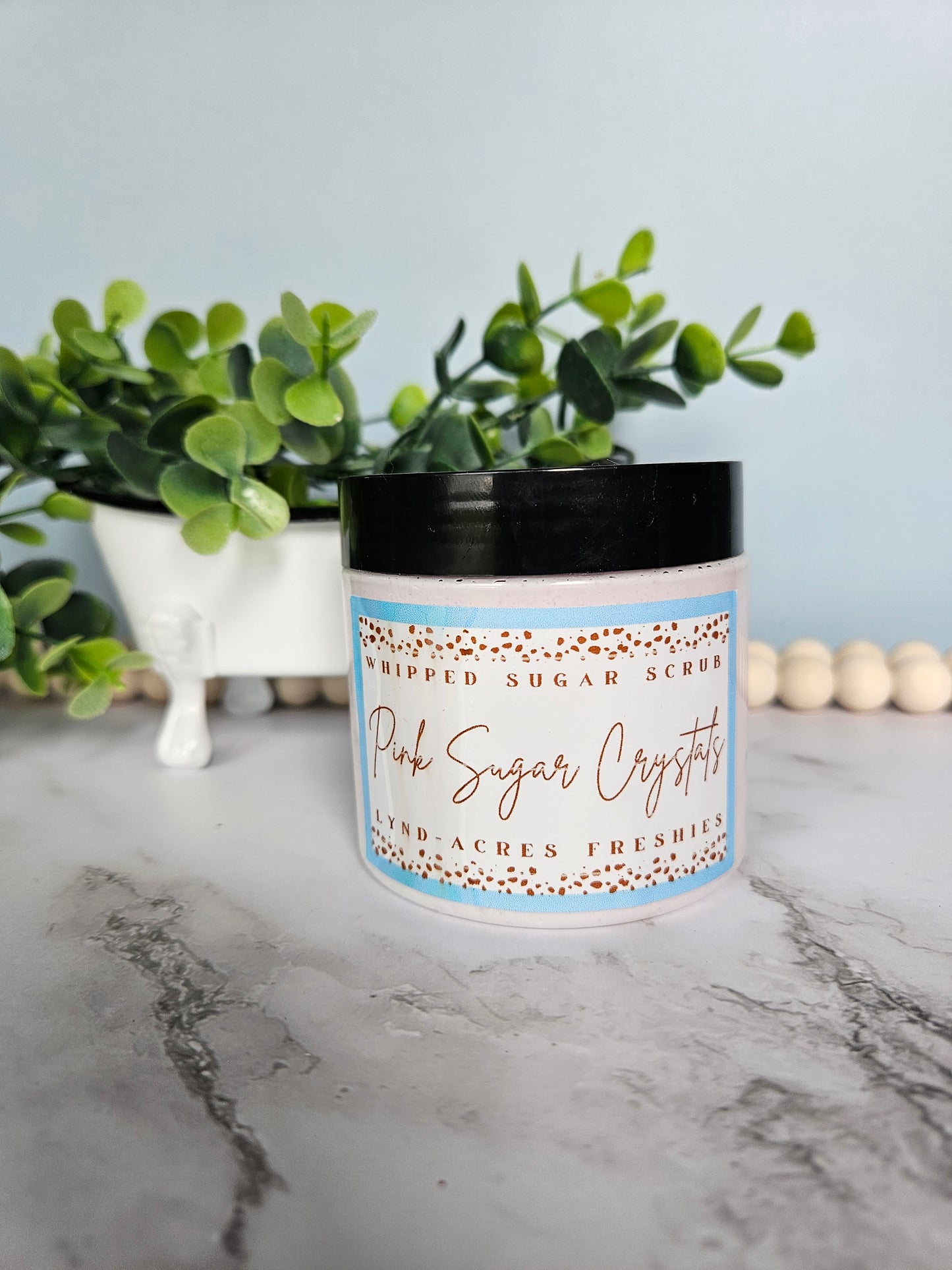 Pink Sugar Crystals Whipped Sugar Scrub 6oz