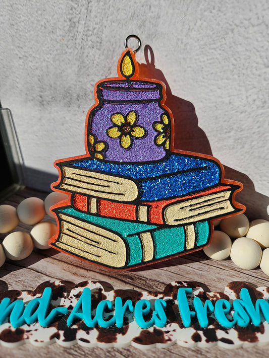 Candle and Books