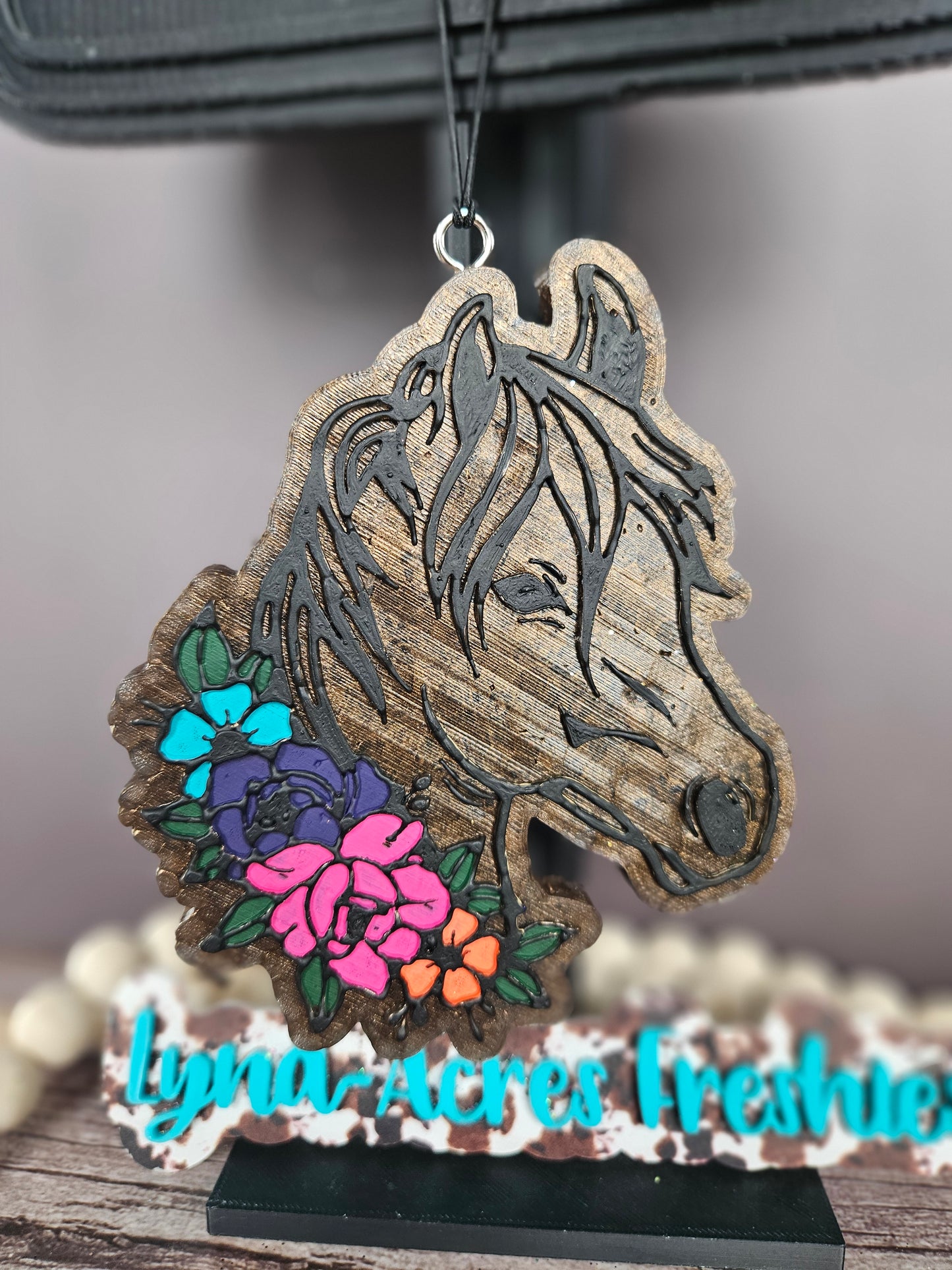 Horse with Flowers