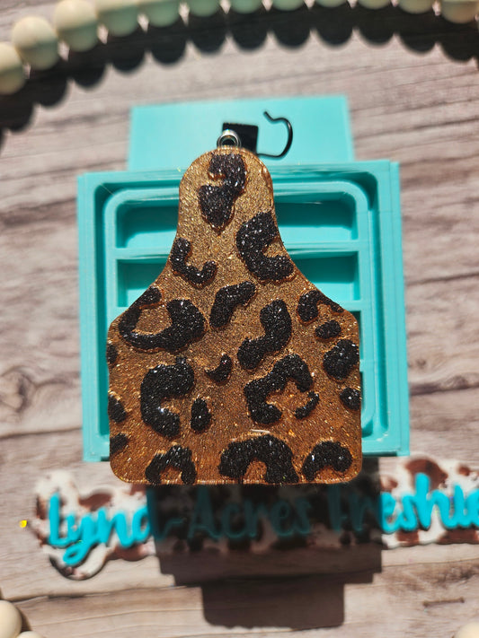 Cheetah Cow Tag Vent Clip