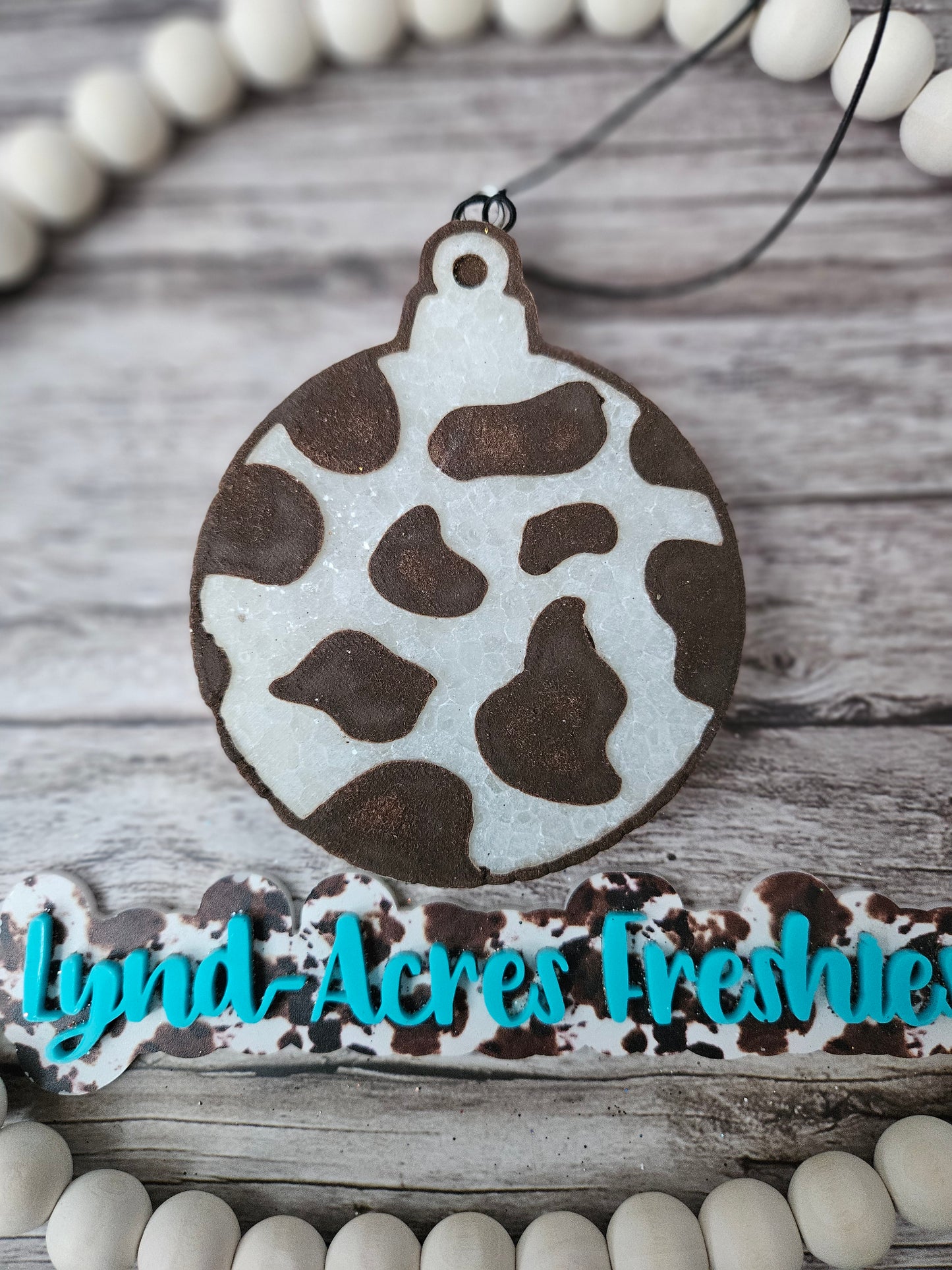 Cow Print Ornament