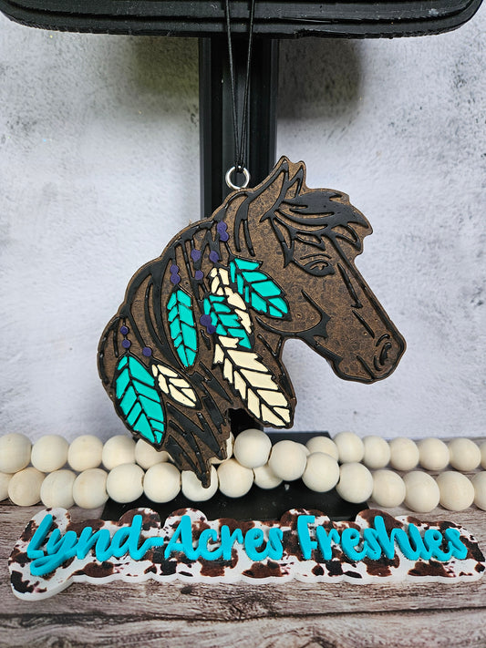 Horse with Feathers