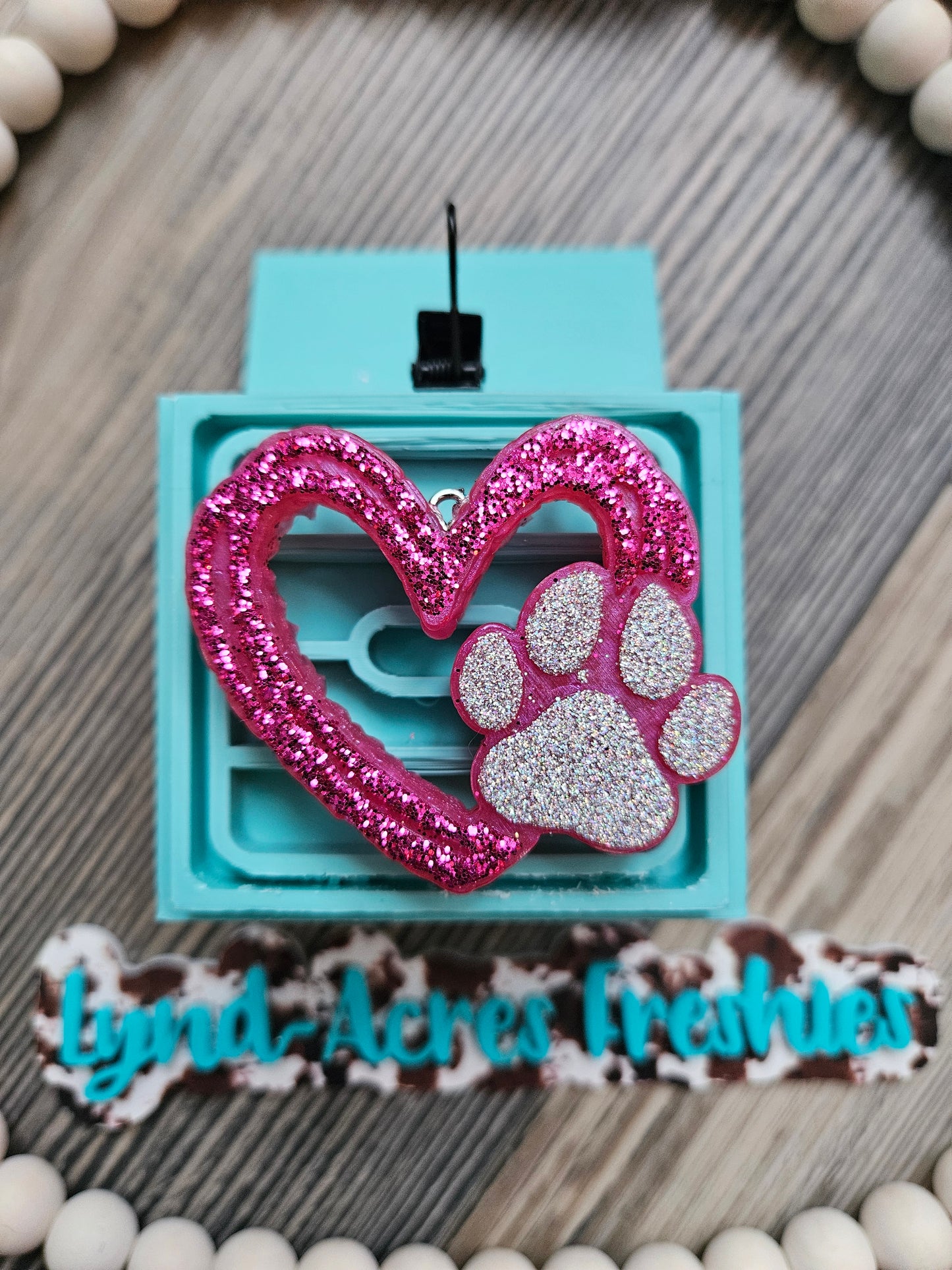 Paw Heart Vent Clip