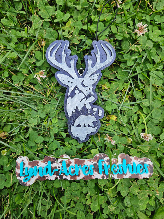 Deer Forest Scene