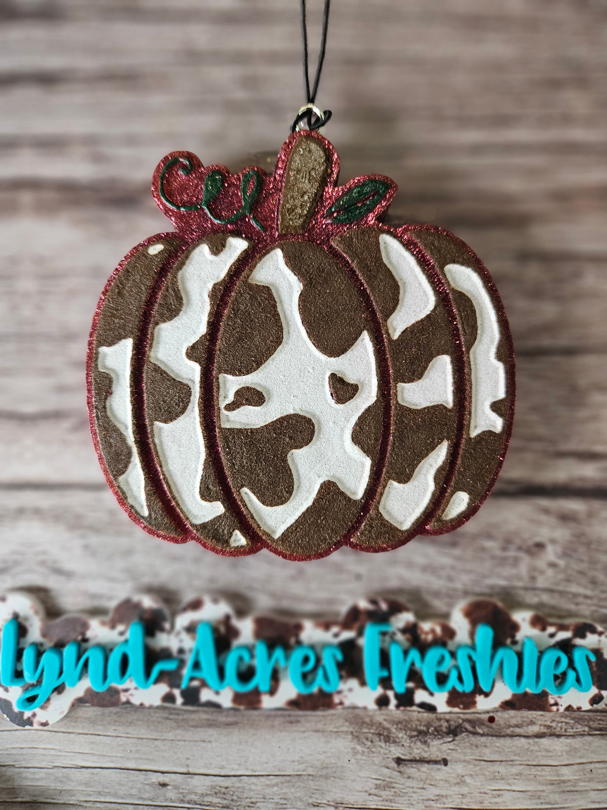 Cow Print Pumpkin