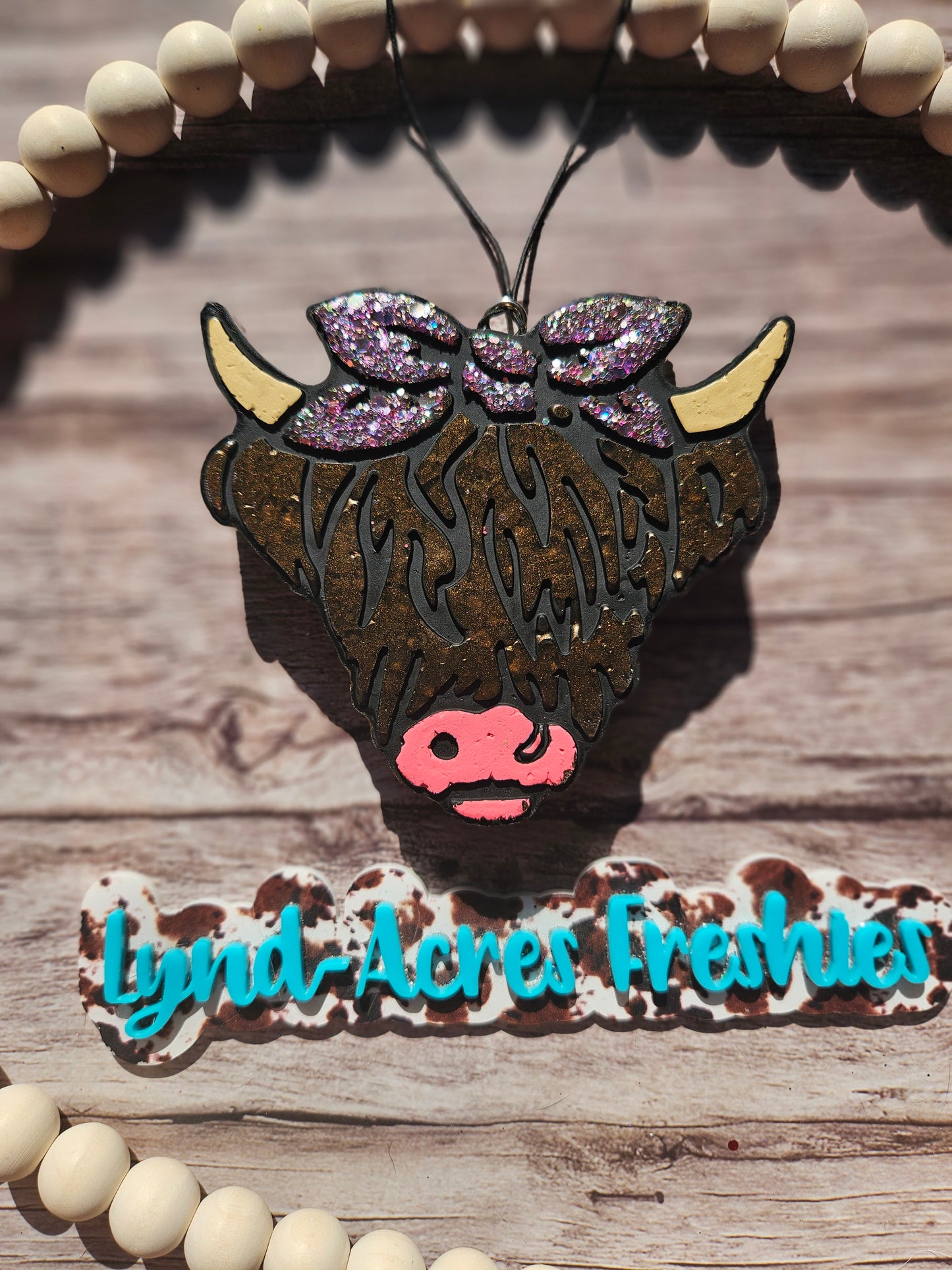 Highland Cow With Bow