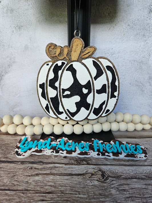 Cow Print Pumpkin