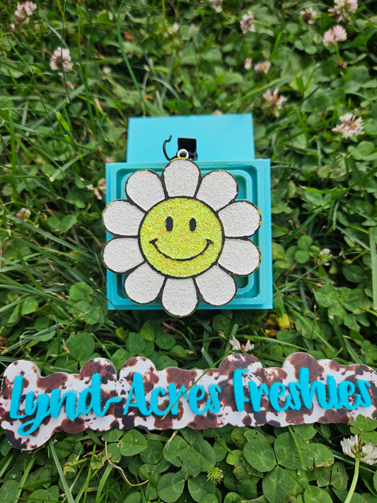 Smiley Flower Vent Clip
