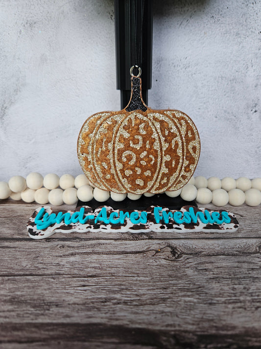 Cheetah Print Pumpkin