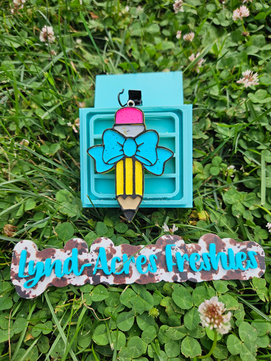 Pencil with Bow Vent Clip