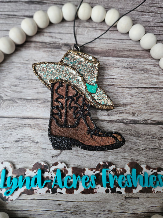Cowgirl Boot and Hat