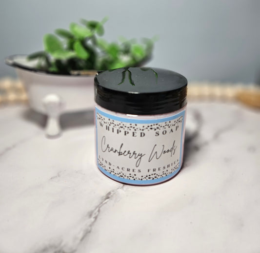 Cranberry Woods Whipped Soap 6oz
