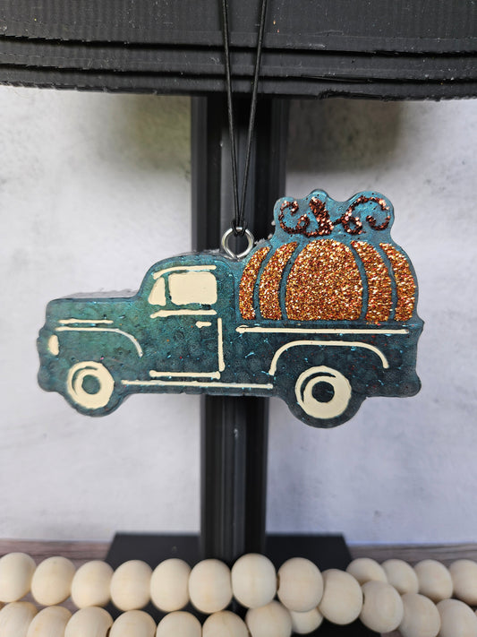 Truck with Pumpkin