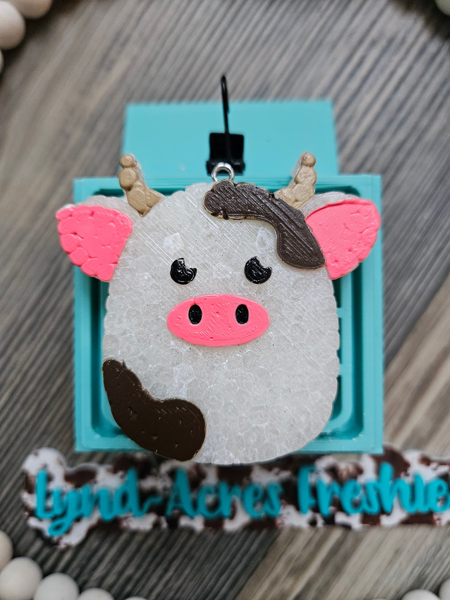 Squishmallow Cow Vent Clip