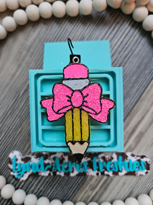 Pencil with Bow Vent Clip