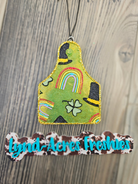 St. Patrick Cow Tag
