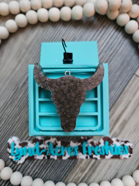 Brown Bull Vent Clip