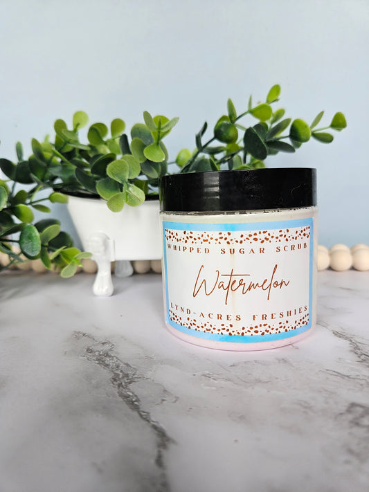 Watermelon Whipped Sugar Scrub 6oz