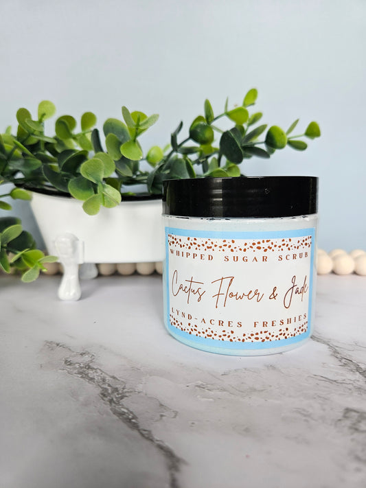 Cactus Flower & Jade Whipped Sugar Scrub 6oz