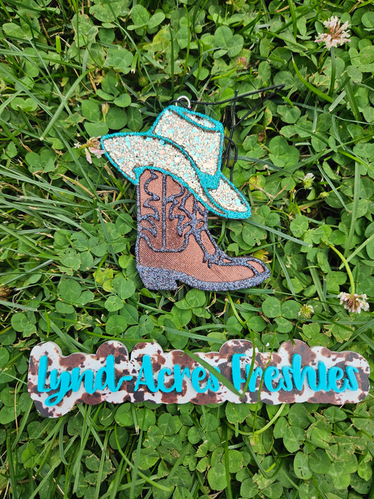 Cowgirl Hat and Boots
