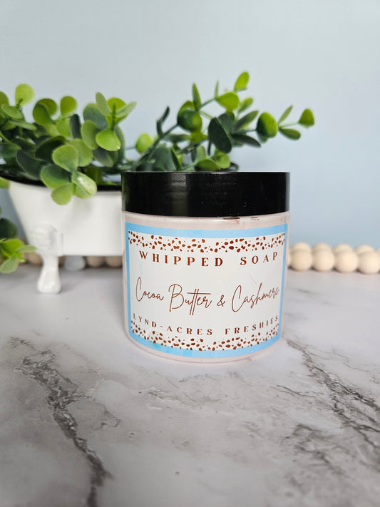 Cocoa Butter & Cashmere Whipped Soap 6oz