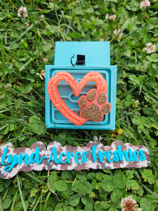 Paw Heart Vent Clip
